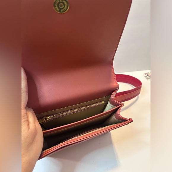 JWPei Fiona Crossbody Bag Pink Outlines Vegan Leather New - Picture 7 of 16